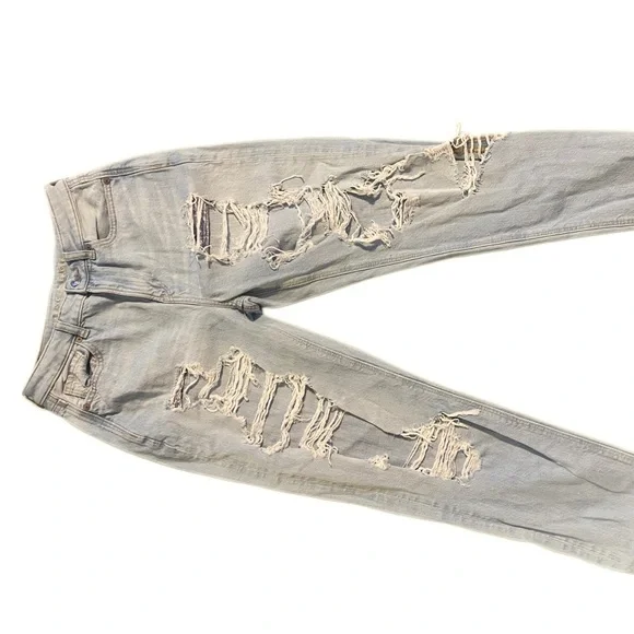 American Eagle Outfitters Light Blue Denim (EUC) - Picture 2 of 5